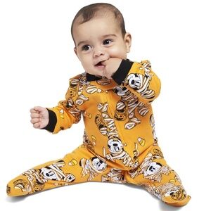 Disney Mickey & Minnie Halloween Footie Pajamas size 6-9 Months